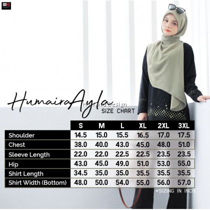 T shirt Muslimah Humaira Ayla