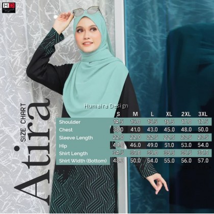 T shirt Muslimah Humaira Atira