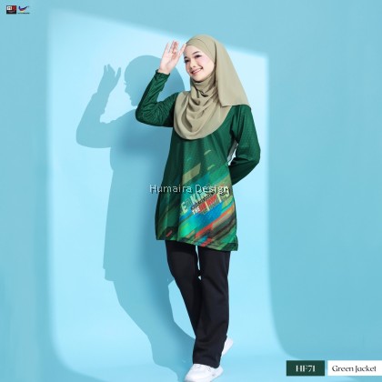 T shirt Jersey Humaira Breaking The Limits (Muslimah)