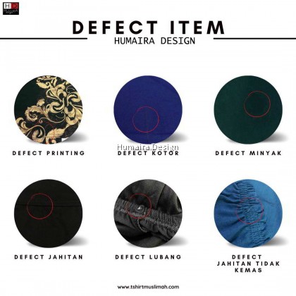 [DEFECT-RI-15] | T shirt Jersey Humaira Aurora (Muslimah)